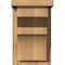 Ekena Millwork Monterey Smooth Corbel w/Backplate, Western Red Cedar, 7 1/2"W x 8"D x 12"H COR08X08X12MON01SWR - alternate 2